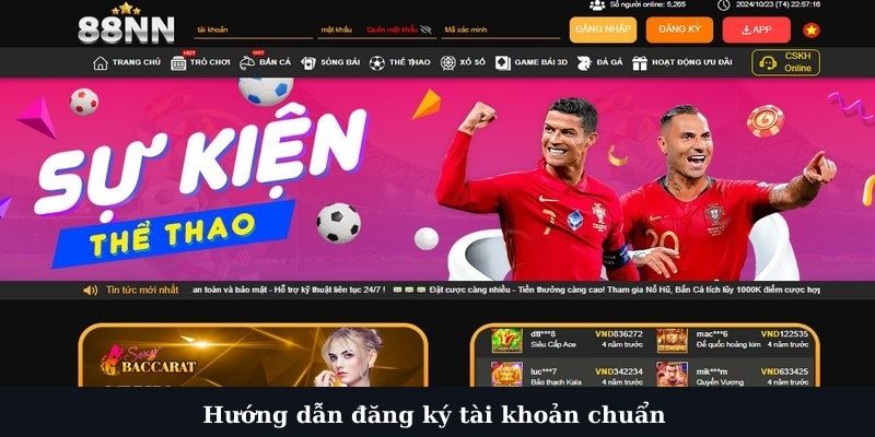 Đăng Ký Tài Khoản Tại 88nn.digital Đơn Giản Để Cá Cược